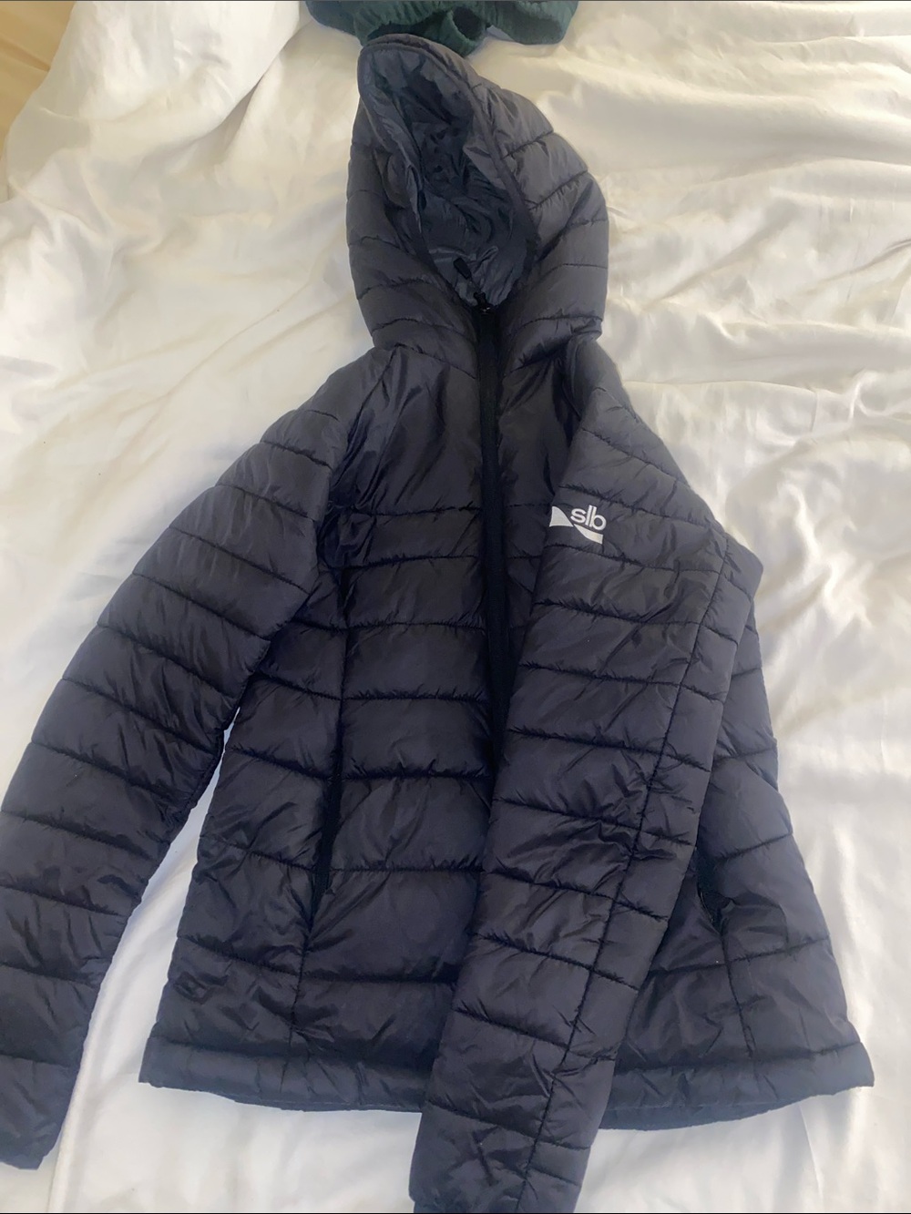 Storm Black Hooded Kids Puffer Jacket